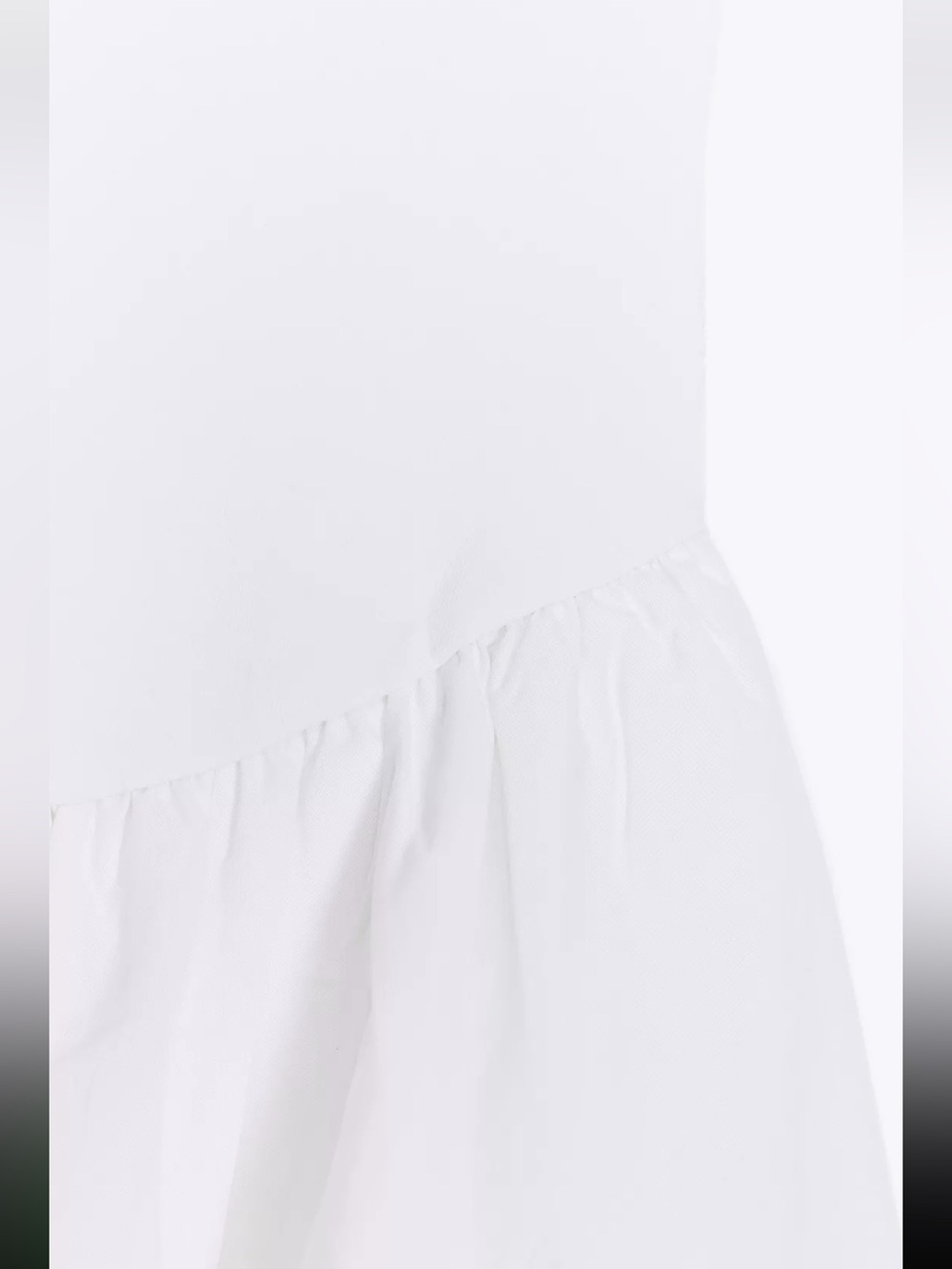New ZARA Interlock Combination Sleeveless Bubble Hem Mini Dress - Picture 8 of 8